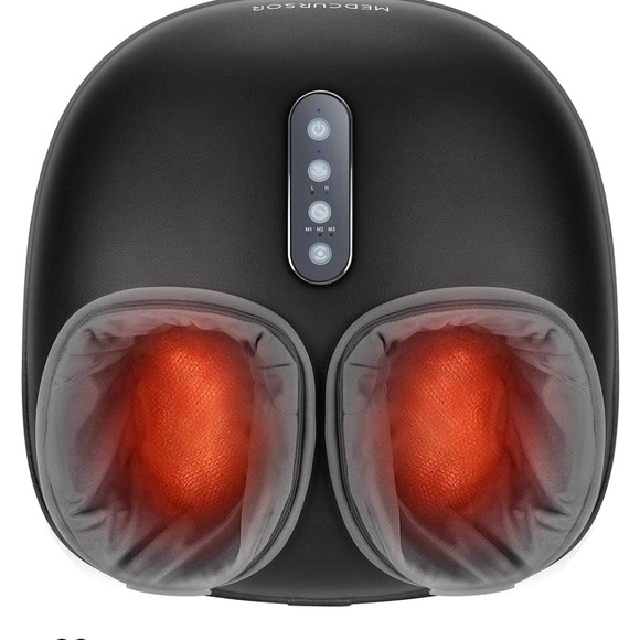 Medcursor MDFM400 Black Gray Pain Relief Heated Shiatsu Foot Massager, - Picture 7 of 12